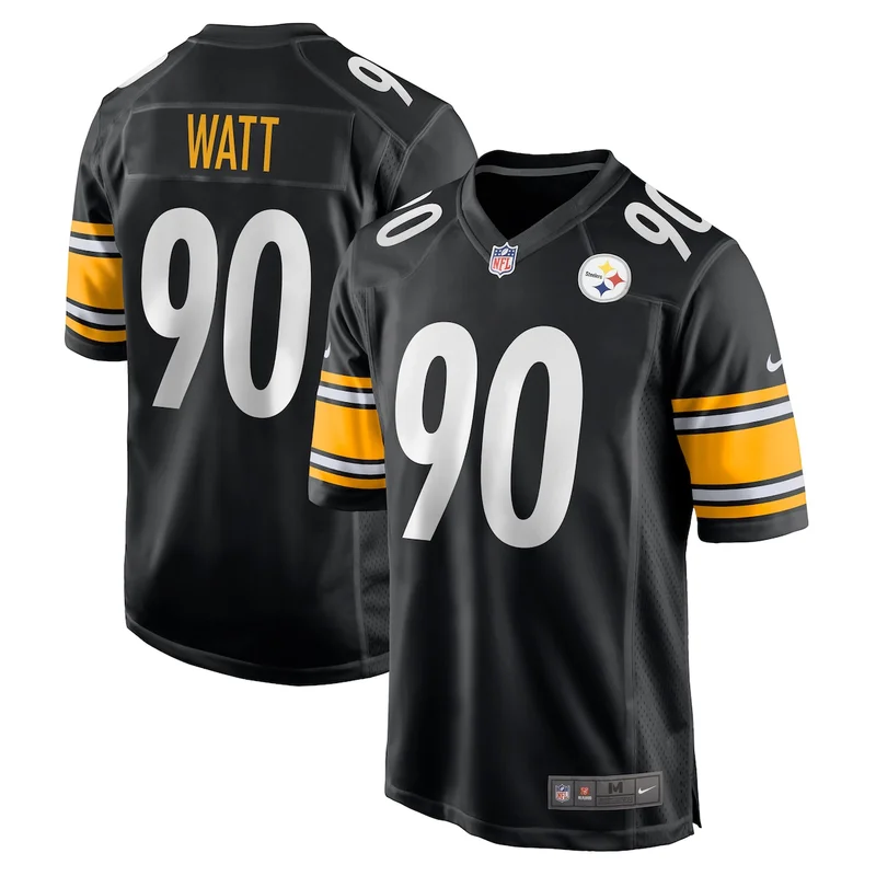 Pittsburgh Steelers T.J. Watt Black Game Jersey
