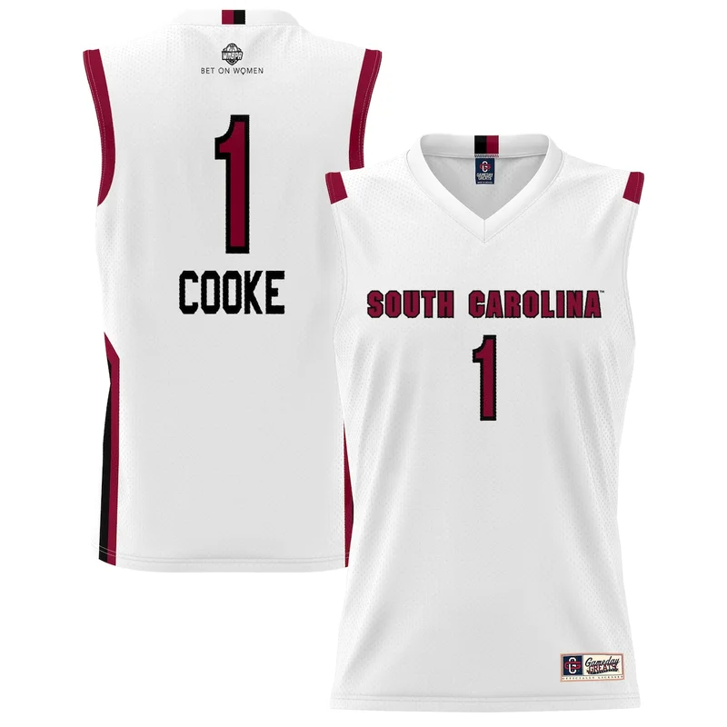 Unisex #1 White South Carolina Gamecocks Lightweight Basketball Jersey GameDay Greats - Image 4
