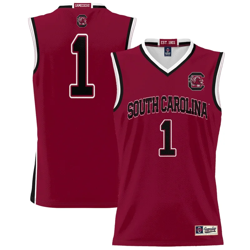 #1 Garnet South Carolina Gamecocks Lightweight Basketball Jersey GameDay Greats 