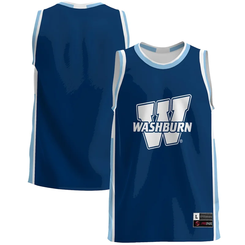 Blue Washburn Ichabods Lightweight Basketball Jersey GameDay Greats 