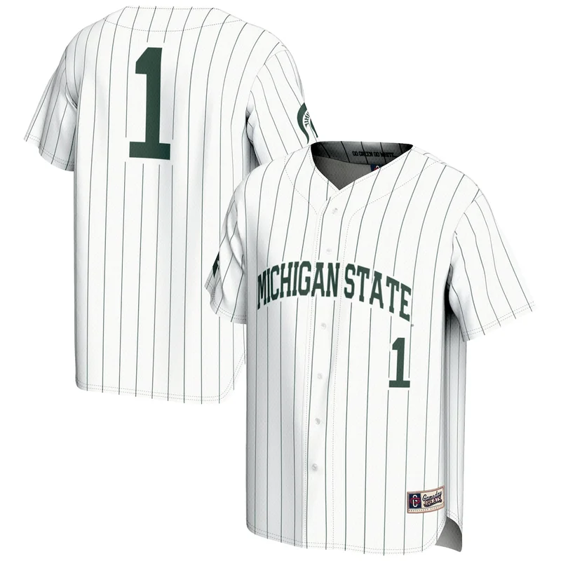 #1 Green Michigan State Spartans Lightweight Baseball Jersey GameDay Greats - Image 2