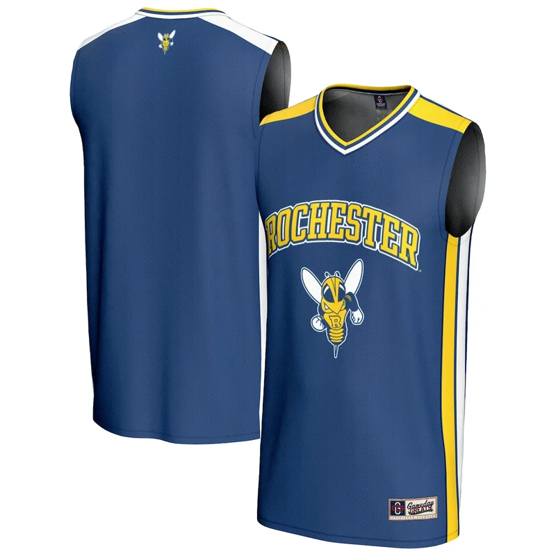 Blue Rochester Yellow Jackets Basketball Jersey GameDay Greats 
