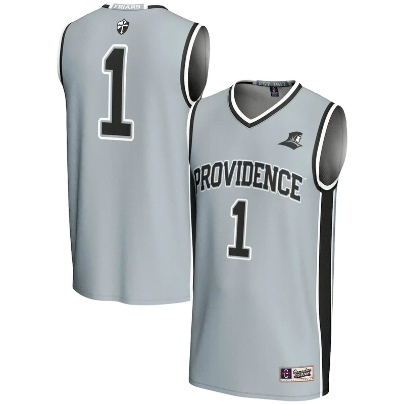 #1 Silver Providence Friars Lightweight Basketball Jersey GameDay Greats 