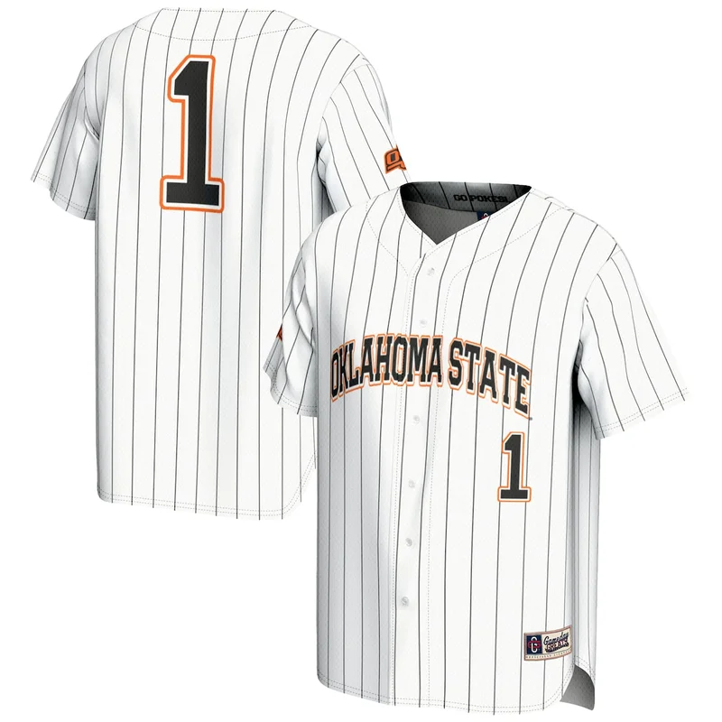 #1 Orange Oklahoma State Cowboys Lightweight Baseball Jersey GameDay Greats - Image 2