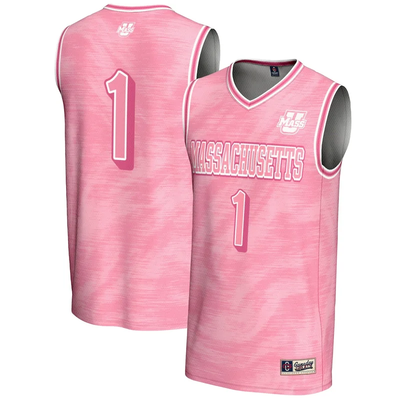Unisex #1 Maroon UMass Minutemen Lightweight Basketball Jersey GameDay Greats - Image 3