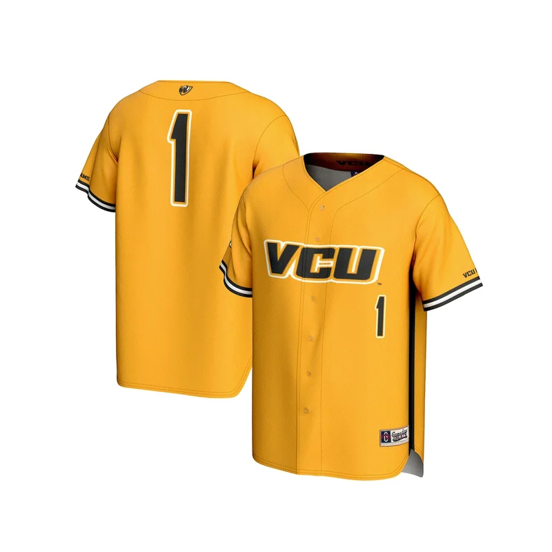 Colosseum Black Vanderbilt Commodores Free Spirited Mesh Button-Up Baseball Jersey - Image 4