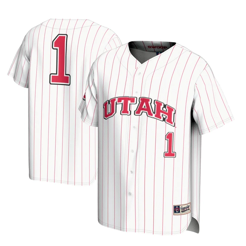 #1 White Utah Utes Lightweight Baseball Jersey GameDay Greats - Image 2