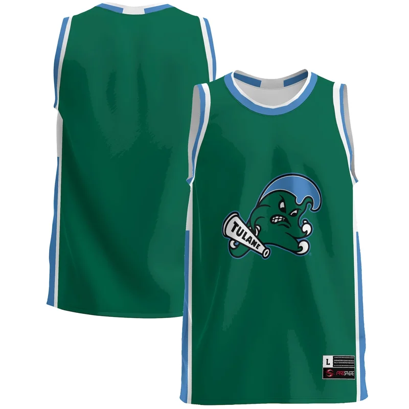 Male #1 White Tulane Green Wave Lightweight Basketball Jersey GameDay Greats - Image 5