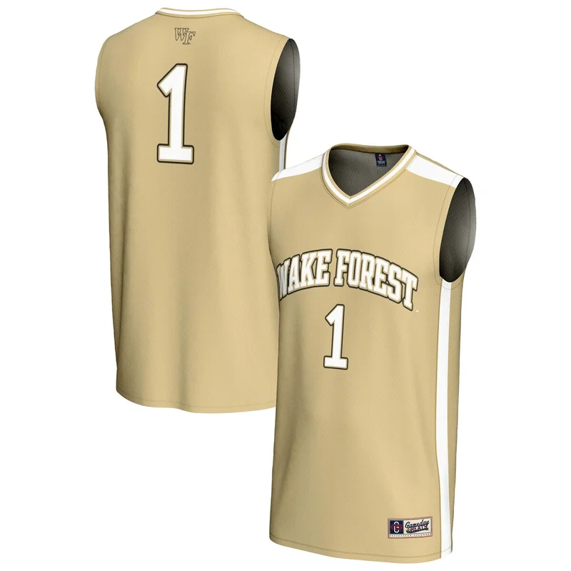 #1 Gold Wake Forest Demon Deacons Lightweight Basketball Jersey GameDay Greats - Image 5