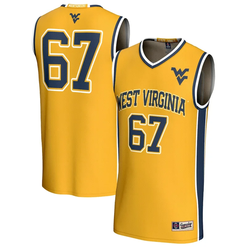 White West Virginia Mountaineers Lightweight Collegiate Basketball Jersey GameDay Greats - Image 2