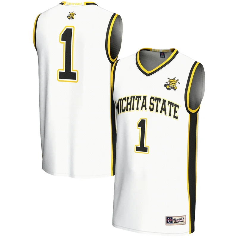 Unisex Yellow Wichita State Shockers #1 Basketball Jersey GameDay Greats - Image 3
