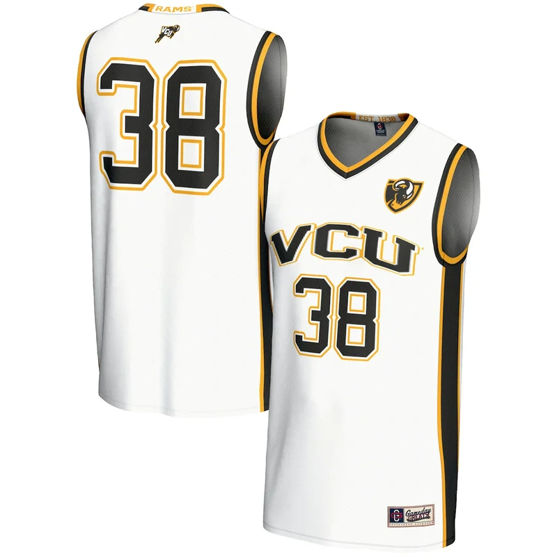 Unisex #38 Black VCU Rams Lightweight Basketball Jersey GameDay Greats - Image 2