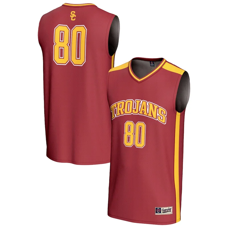 #1 Black USC Trojans Lightweight Basketball Jersey GameDay Greats - Image 4