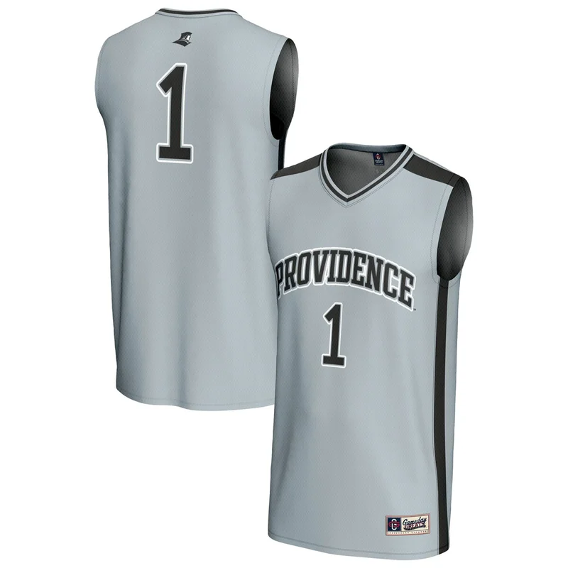 #1 Silver Providence Friars Lightweight Basketball Jersey GameDay Greats 