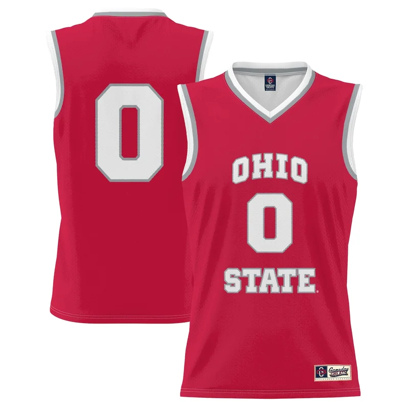 Scarlet Ohio State Buckeyes Spirit Basketball Jersey GameDay Greats - Image 2