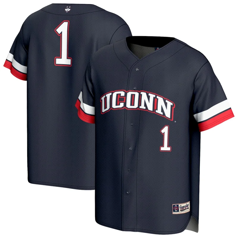 #1 White UConn Huskies Lightweight Baseball Jersey GameDay Greats - Image 3
