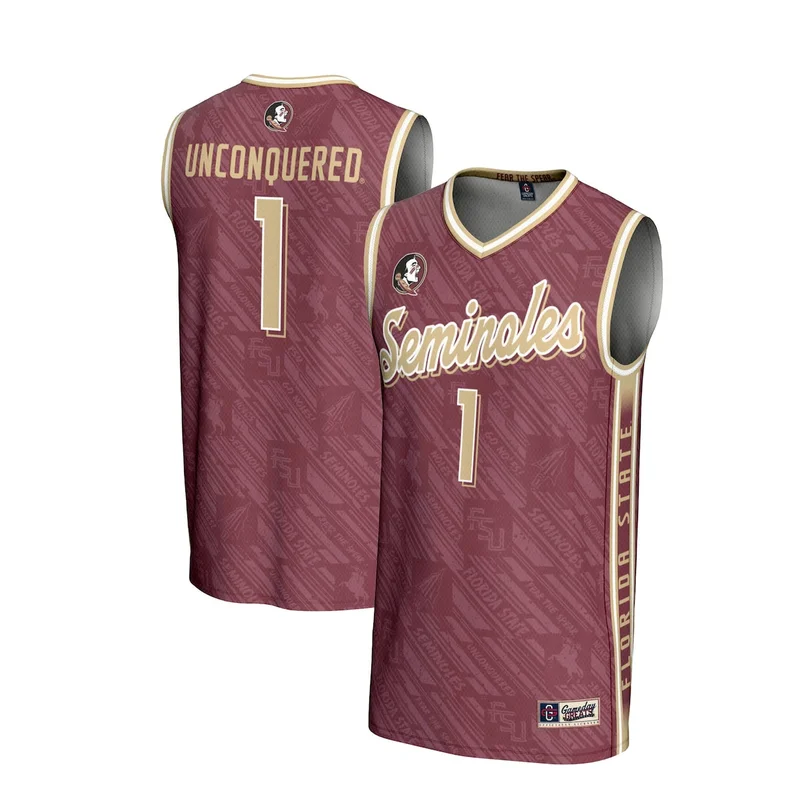 #1 Pink Florida State Seminoles Lightweight Basketball Jersey GameDay Greats - Image 3