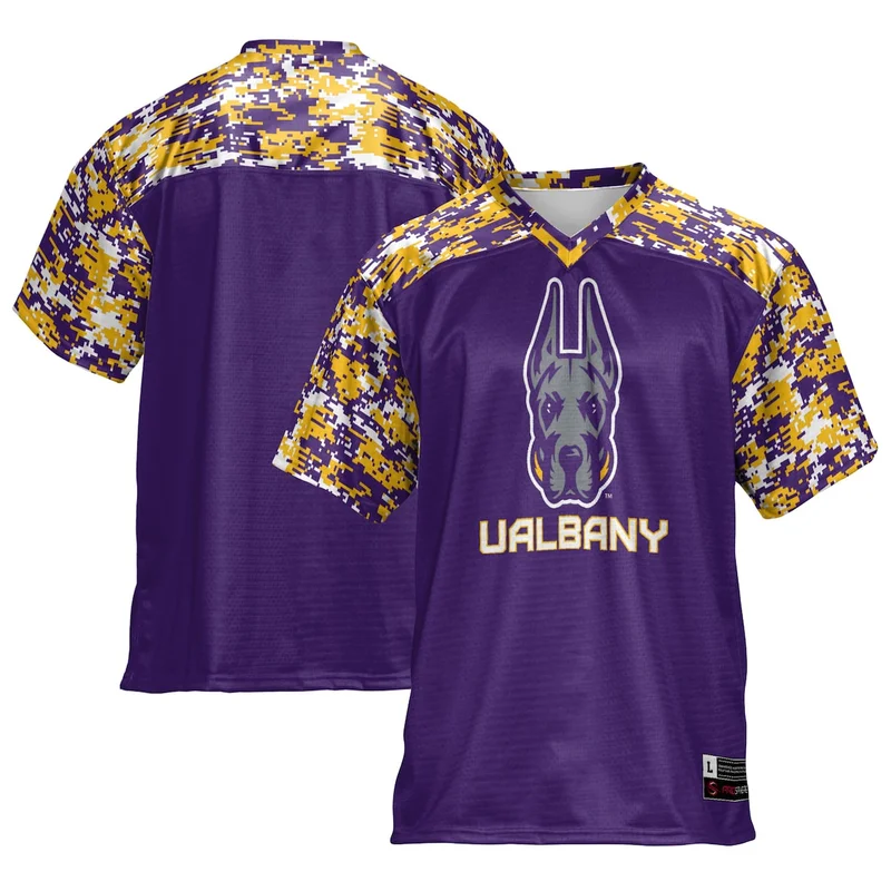 Purple UAlbany Great Danes Football Jersey GameDay Greats 