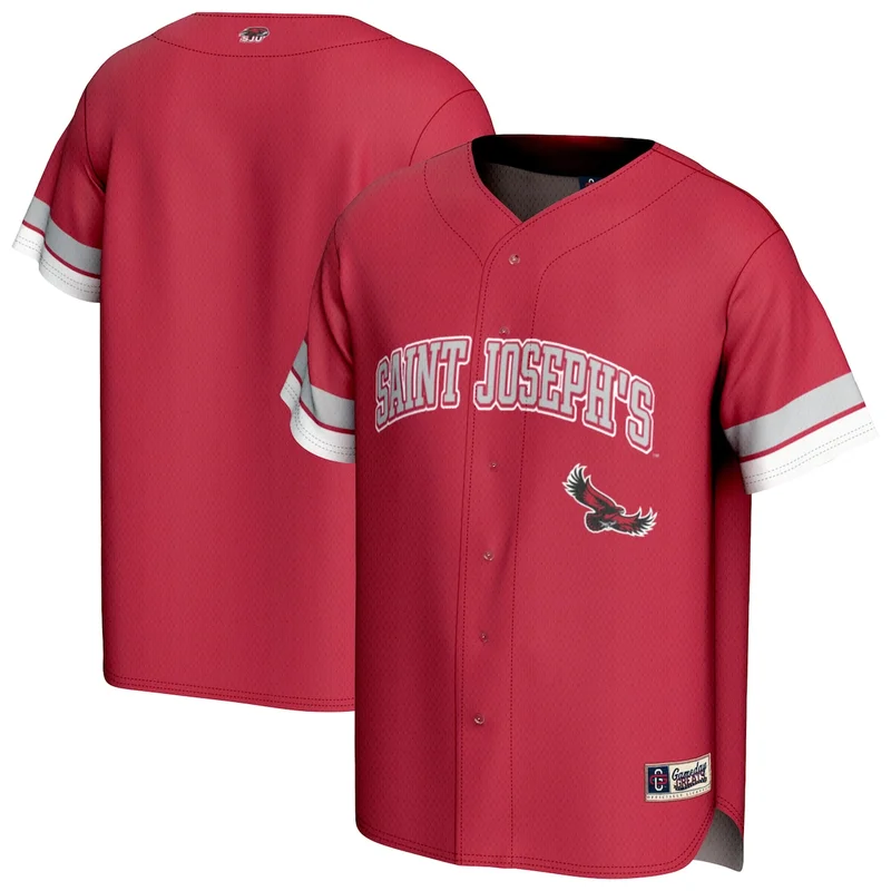 Blue Saint Josephs Hawks Lightweight Baseball Jersey GameDay Greats - Image 2
