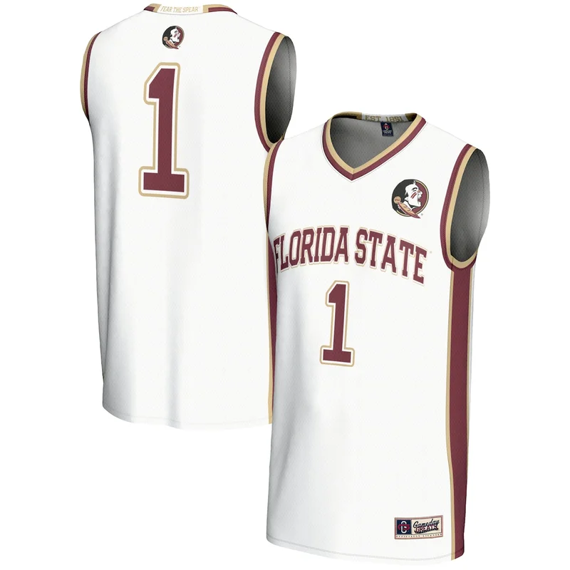 #1 Pink Florida State Seminoles Lightweight Basketball Jersey GameDay Greats - Image 5