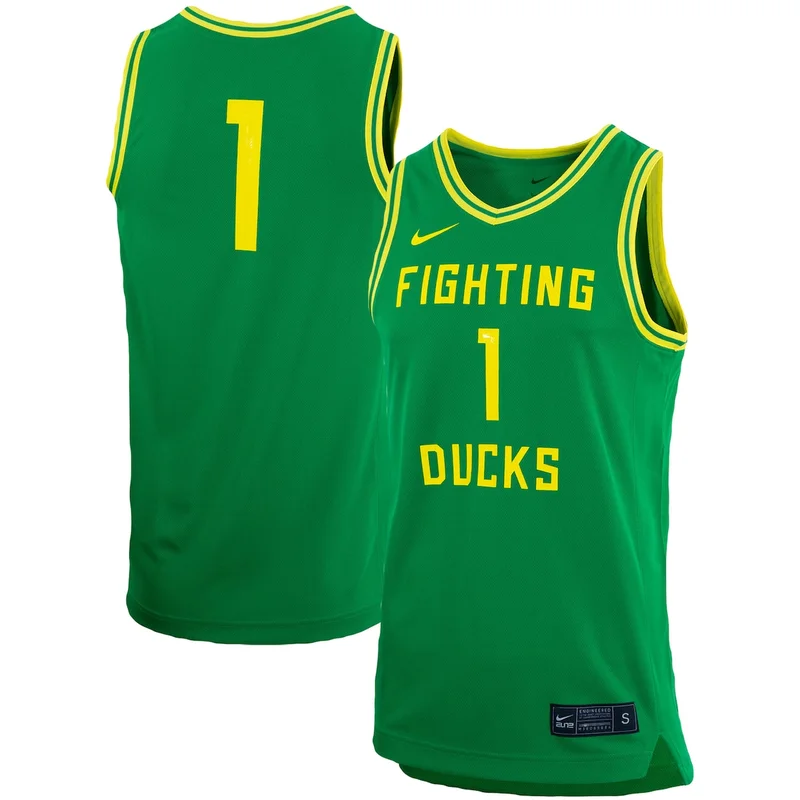 #21 Black Oregon Ducks Team Basketball Jersey - Image 3
