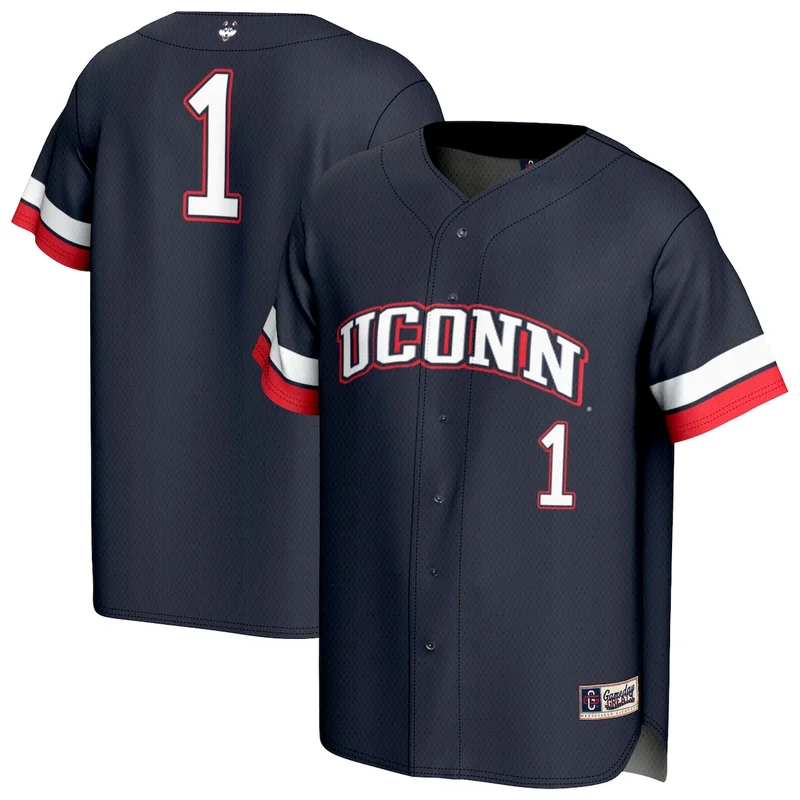 #1 White UConn Huskies Lightweight Baseball Jersey GameDay Greats - Image 5
