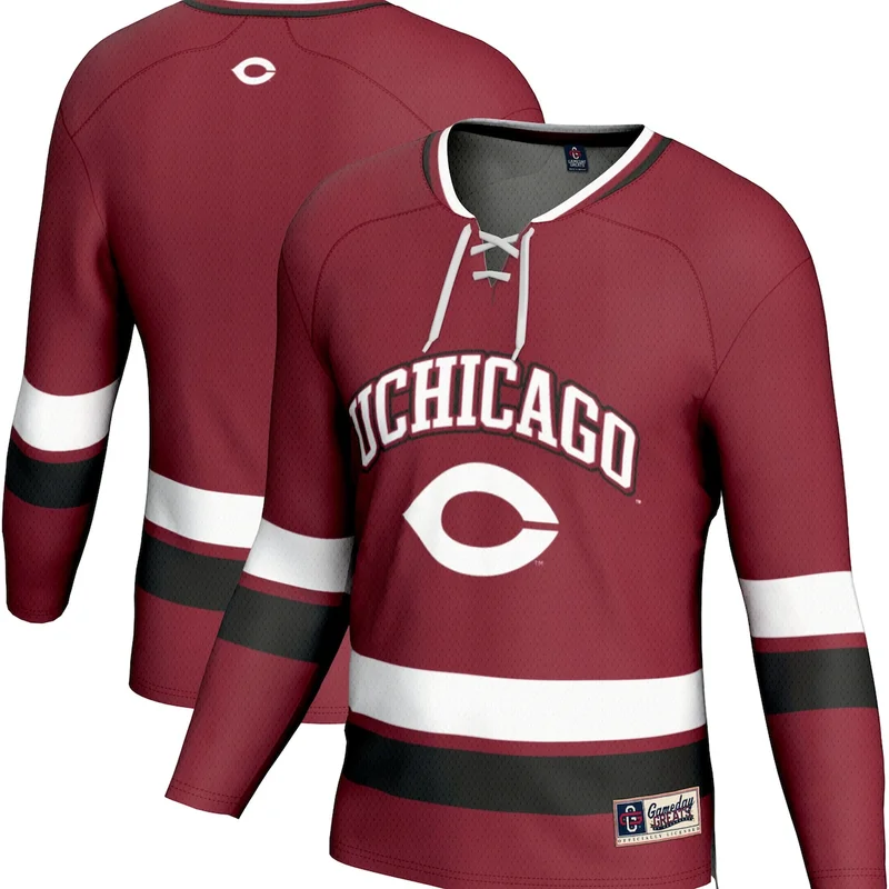 Maroon UChicago Maroons Spirit Hockey Jersey GameDay Greats 