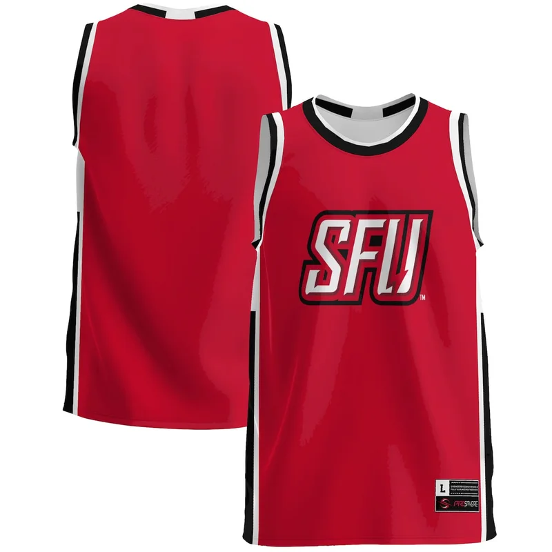 #1 Scarlet Rutgers Scarlet Knights Team Swingman Basketball Jersey - Image 3