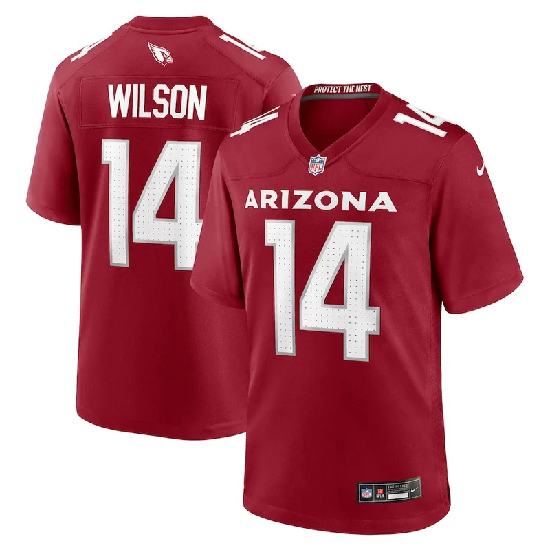 Michael Wilson 14 Arizona Cardinals Jersey Team Game - Cardinal