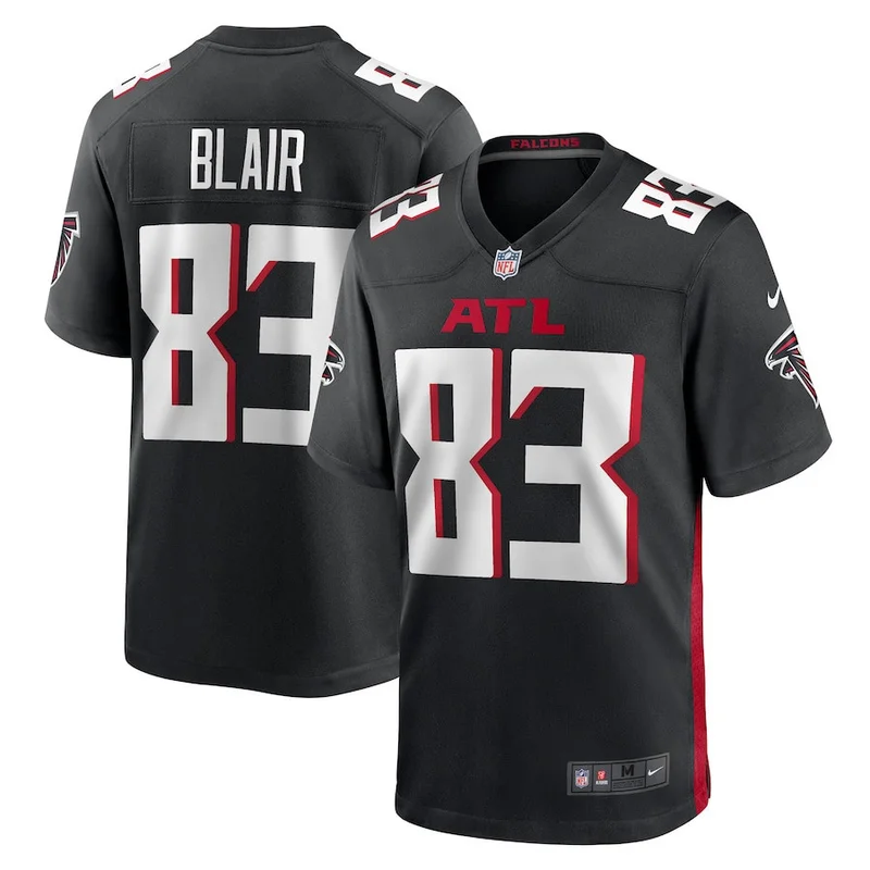 Carlos Washington 28 Atlanta Falcons Game Jersey - Black - Image 2