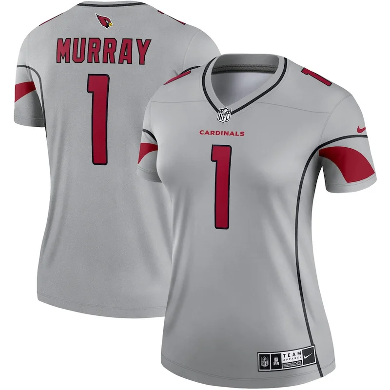 Kyler Murray 1 Arizona Cardinals Jersey Inverted Legend - Gray
