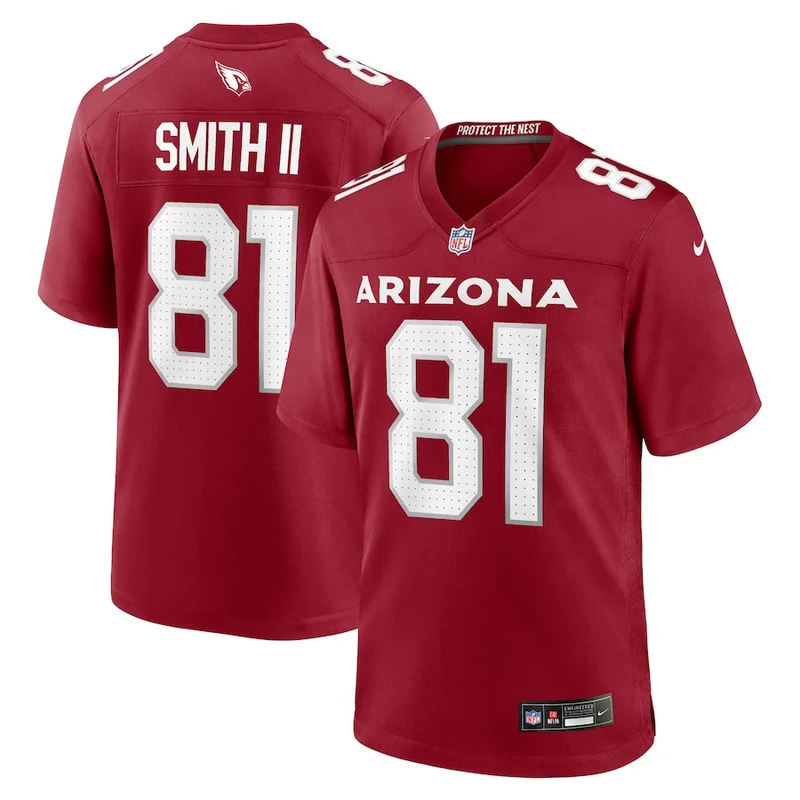 Jackson Barton 66 Arizona Cardinals Jersey Team Game - Cardinal - Image 4