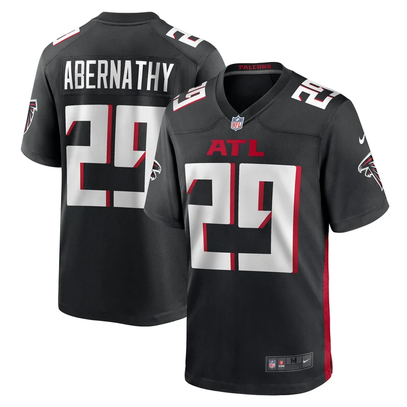Micah Abernathy Atlanta Falcons Jersey Team Game - Black