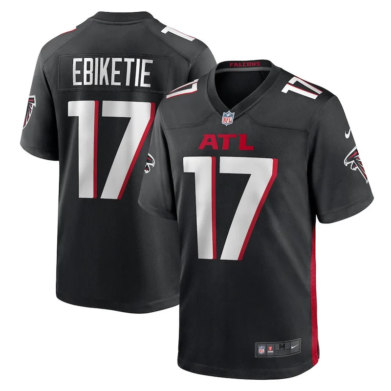 Zach Harrison 96 Atlanta Falcons Jersey Team Game - Black - Image 5