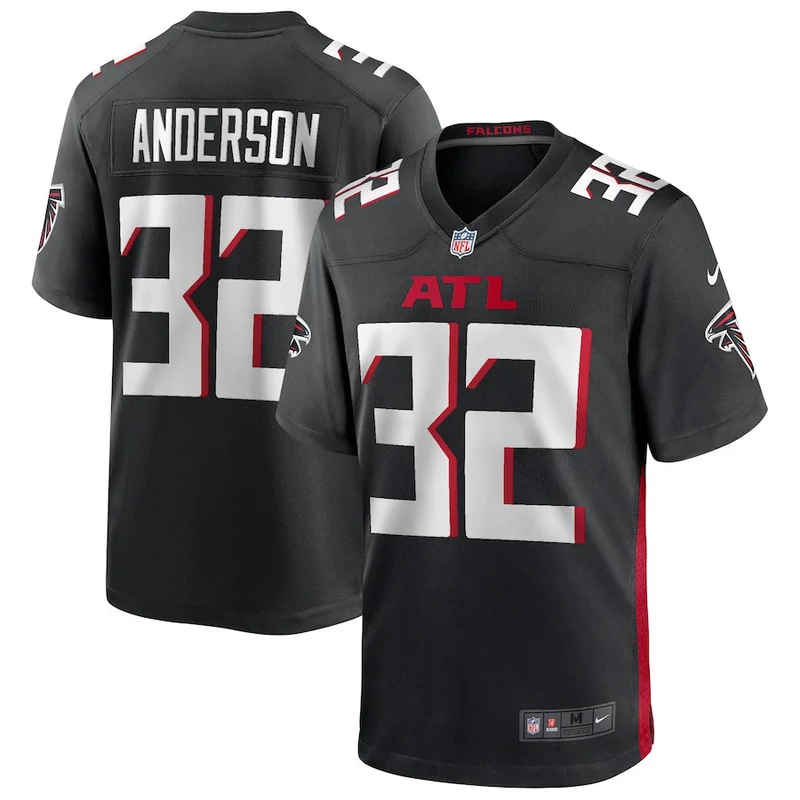 Godwin Igwebuike 42 Atlanta Falcons Game Jersey - Black - Image 3