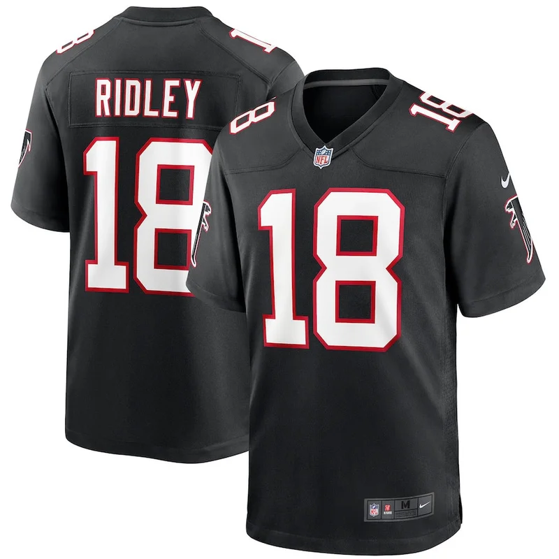 Arnold Ebiketie 47 Atlanta Falcons Game Jersey - Black - Image 3