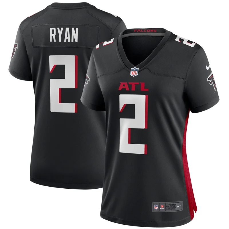 Mack Hollins 18 Atlanta Falcons Game Jersey - Black - Image 4