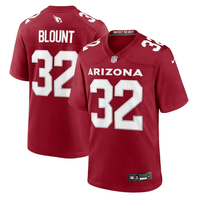 Joey Blount 32 Arizona Cardinals Game Jersey - Cardinal