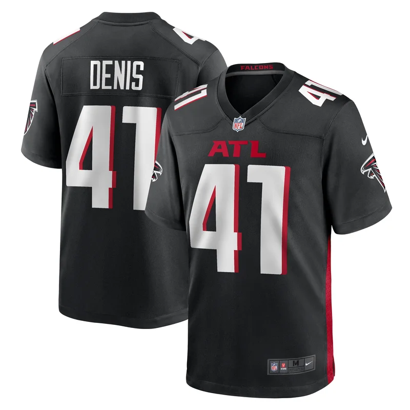 Lorenzo Carter Atlanta Falcons Game Jersey Player - Black - Image 2