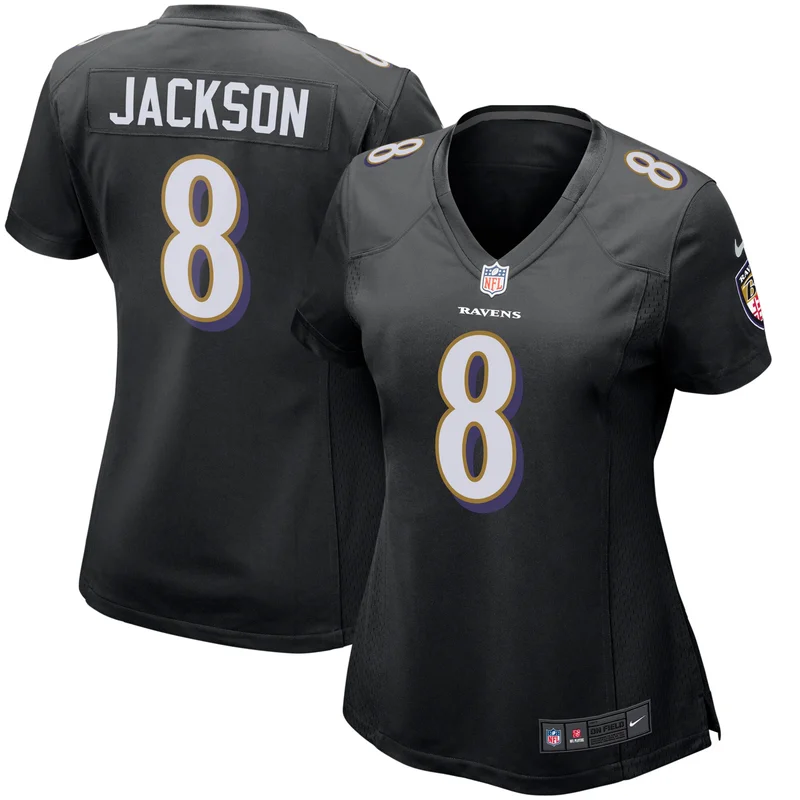 Lamar Jackson Baltimore Ravens Game Jersey Event - Black
