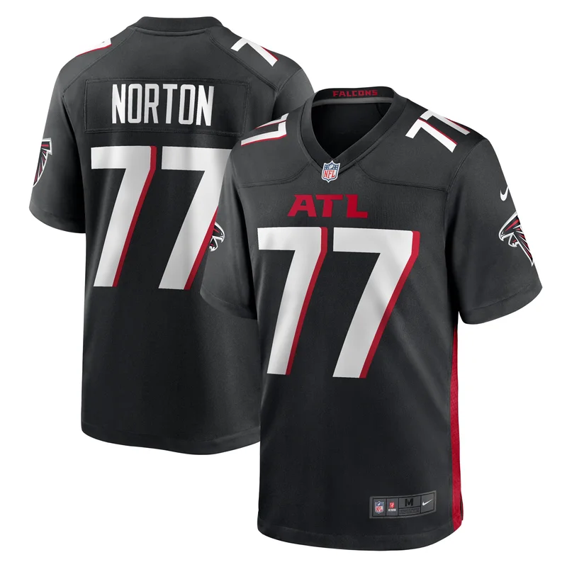 Storm Norton Atlanta Falcons Game Jersey - Black
