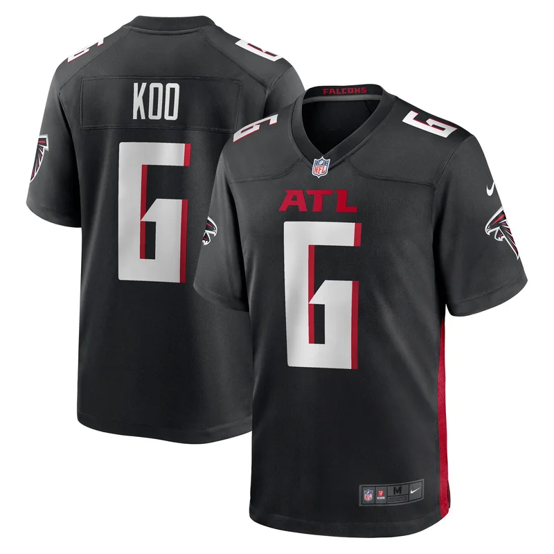 Younghoe Koo Atlanta Falcons Jersey Team Game - Black