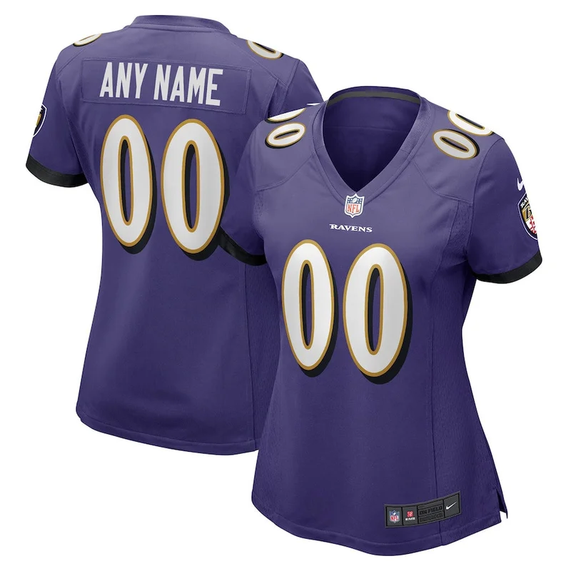 Baltimore Ravens Jersey Custom Game - Purple