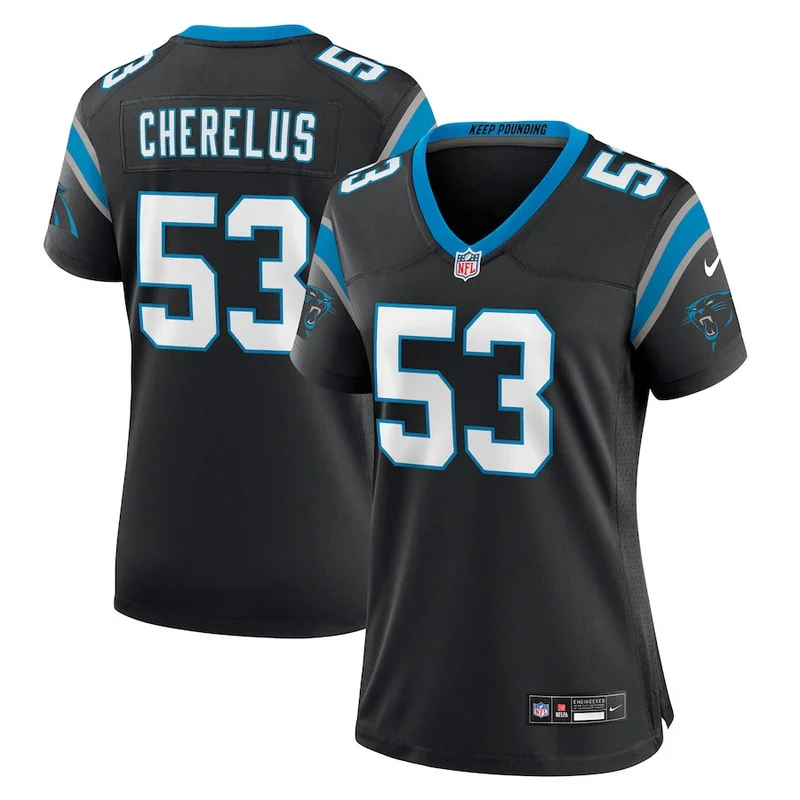 Christian McCaffrey 22 Carolina Panthers Game Jersey - White - Image 5
