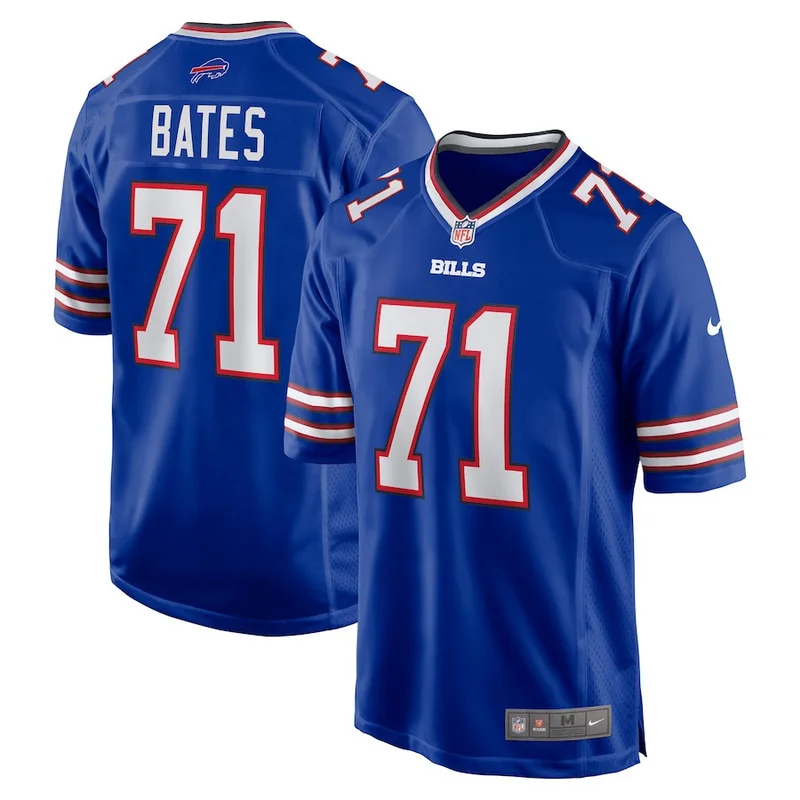 Nyheim Hines 0 Buffalo Bills Jersey Home Game - Royal - Image 4