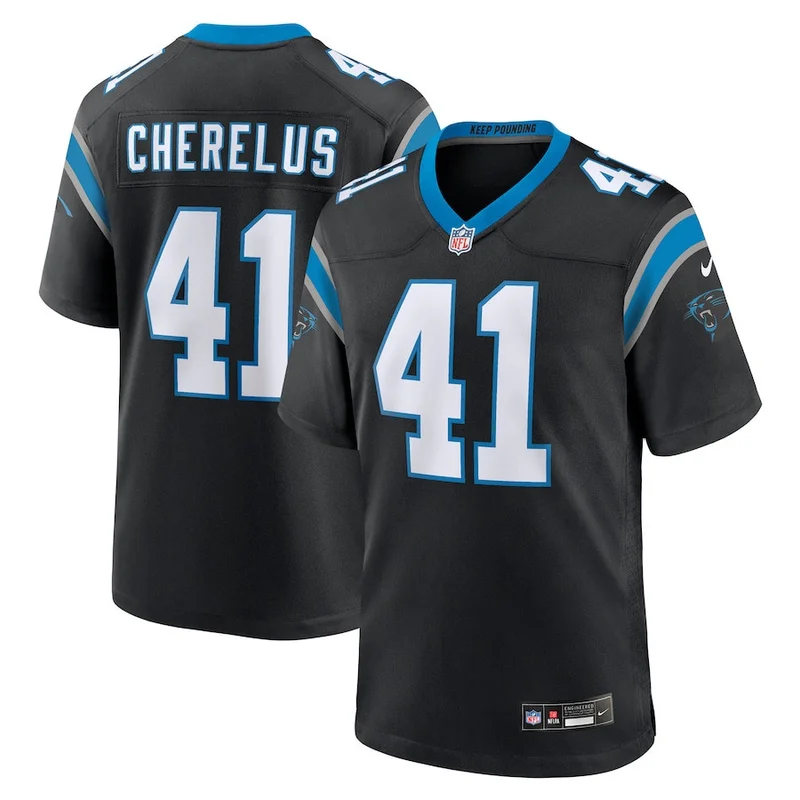 Christian McCaffrey 22 Carolina Panthers Game Jersey - White - Image 4