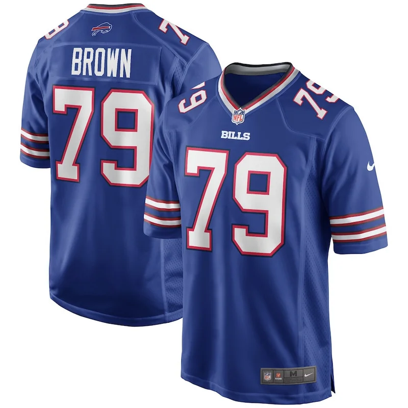 Frank Reich 14 Buffalo Bills Game Jersey Retired - Royal - Image 4