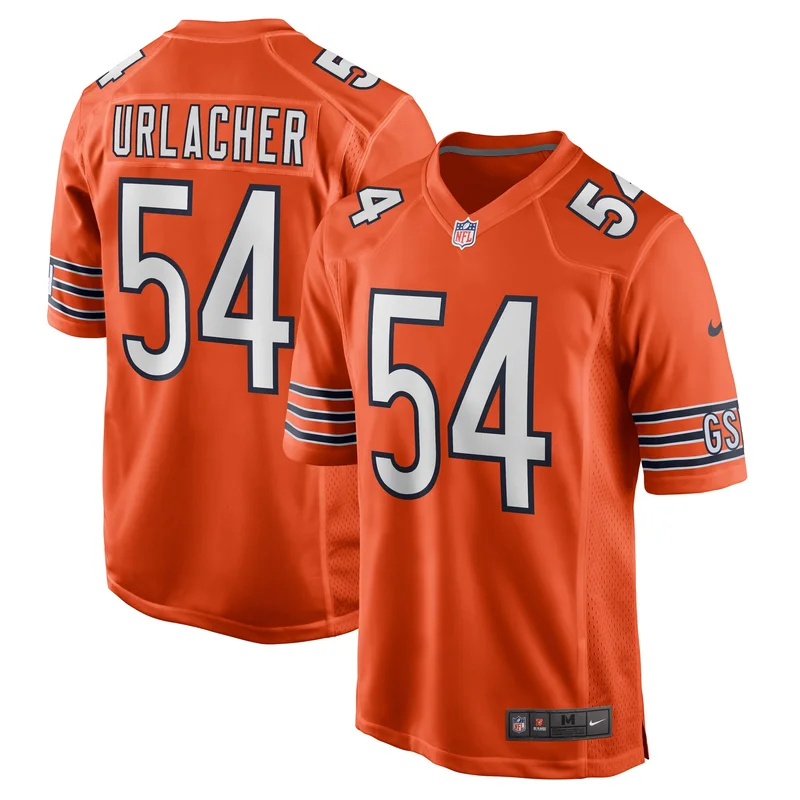 Brian Urlacher Chicago Bears Jersey Retired Player - Orange