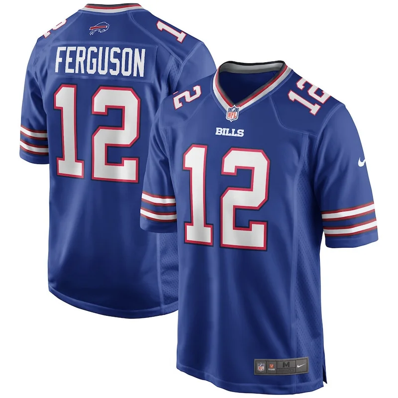 Frank Reich 14 Buffalo Bills Game Jersey Retired - Royal - Image 3