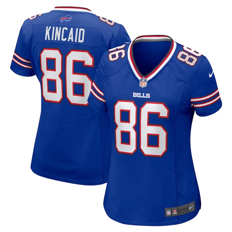 Dalton Kincaid 86 Buffalo Bills Jersey Team Game - Royal